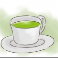 Usando chá verde em seu rosto para melhorar sua pele