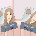 Misturando tintura de cabelo