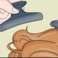Fixação de extensões de cabelo com cola