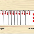 Jogando o jogo de cartas 13