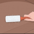 Tirando pelos de cachorro dos móveis
