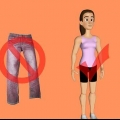 Estique as pernas para fazer a divisão