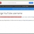 Alterar seu nome de usuário no youtube