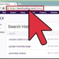 Limpe seu histórico no yahoo