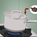 Pinte o cabelo com café
