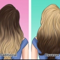 Pinte o cabelo para obter um efeito ombré