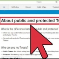 Tornando sua conta do twitter privada