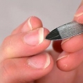 Limpando as unhas