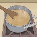Engrossar calda de caramelo