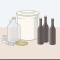 Fazendo vinho de cereja