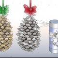 Fazendo enfeites de natal
