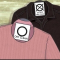 Roupas limpas como na lavanderia