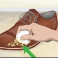 Manutenção de sapatos de couro