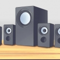 Colocar ou instalar alto-falantes