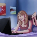 Conversando com seu crush no msn