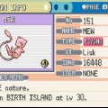 Obtendo mew em pokémon fire red
