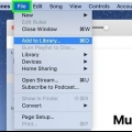 Coloque mp3s no itunes
