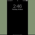 Vá para a central de notificações no iphone