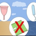 Ir à praia quando está menstruada