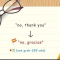 Diga não em espanhol