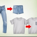 Reutilize roupas velhas