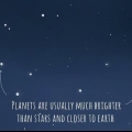 Encontrando planetas no céu noturno
