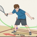 Jogando raquetebol