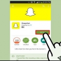 Usando o snapchat