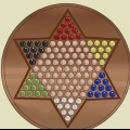 Jogando estrela halma