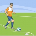 Jogar futebol