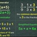 Simplificando frações matemáticas