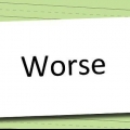 Usando o pior e a salsicha corretamente em inglês
