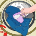 Certifique-se de que seu jeans não desbota na lavagem
