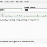 Colocando anúncios no craigslist