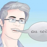 Diga adeus em francês