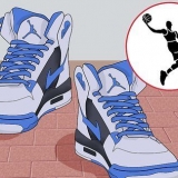 Vestindo air jordans