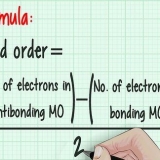 Calculando a ordem de ligação em química