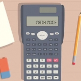 Calcular frações com uma calculadora