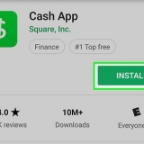 Usando o aplicativo cash no android