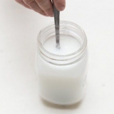 Fazendo o banho de leite de cleópatra