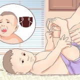 Tratando a constipação em um recém-nascido