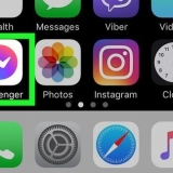 Remover contatos do messenger em um iphone ou ipad