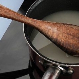 Fazendo refrigerante de creme
