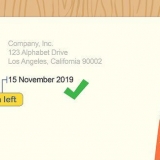 Escreva a data em uma carta