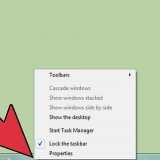 Redimensionando os ícones da barra de tarefas no windows 7
