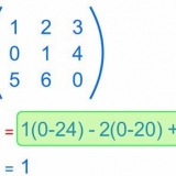Encontrando a inversa de uma matriz 3x3