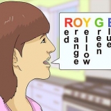 Aprendendo as cores do arco-íris