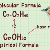 Determinando a fórmula molecular de uma substância