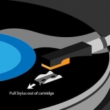 Substituindo a agulha de um toca-discos