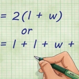 Determinando o perímetro de um retângulo